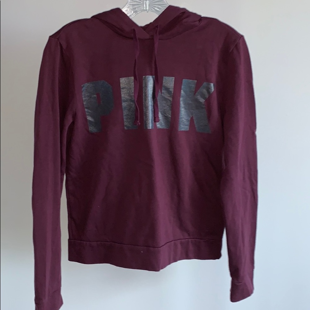 maroon PINK hoodie